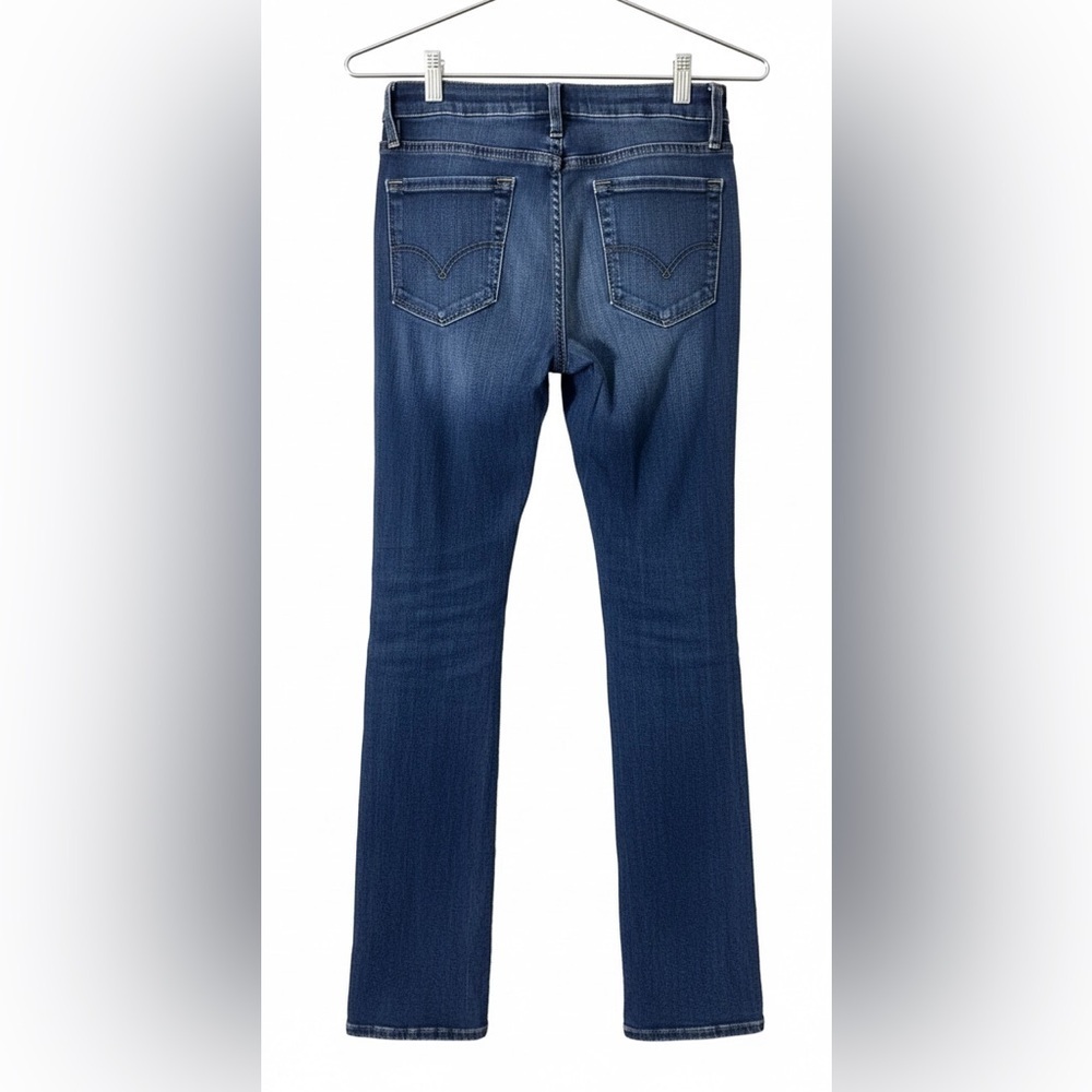 FRAME Denim Le High Flare (o Straight) Jeans - Talla 28 - Azul Oscuro - Picture 3 of 9